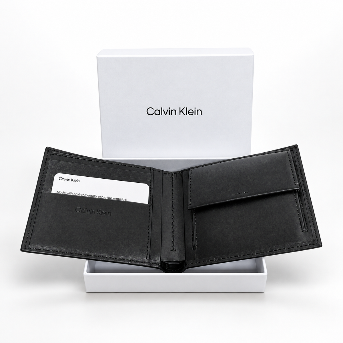 Мъжки портфейл Men's wallet Calvin Klein
K50K504299 Black inside view