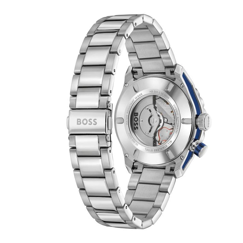 Мъжки часовник Men’s watch Hugo Boss Bossmatic 1514177 gray back view