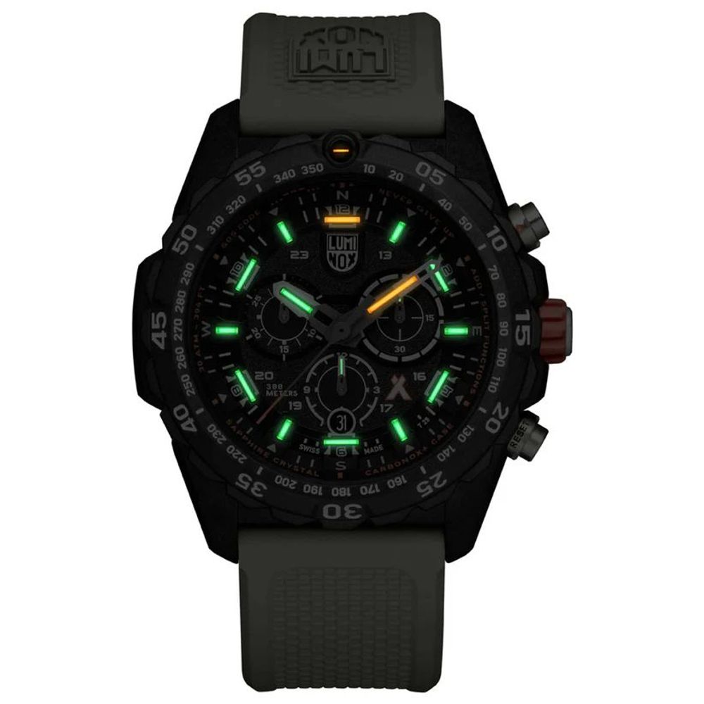 Мъжки часовник Men’s watch Luminox Bear Grylls Survival XBCG49 Beige night view