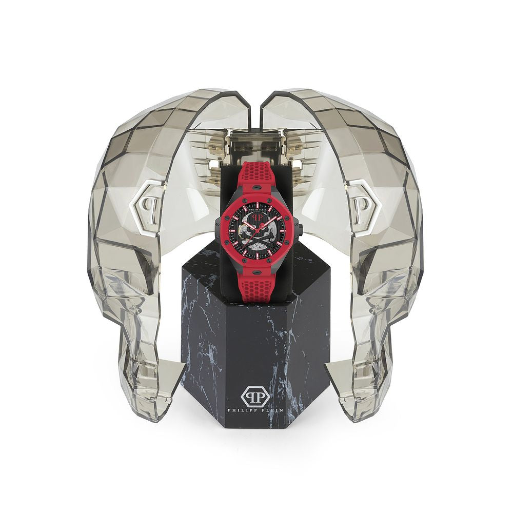 Мъжки часовник Men’s watch Philipp Plein Skeleton Royal Automatic PWPFA0524 Red box view