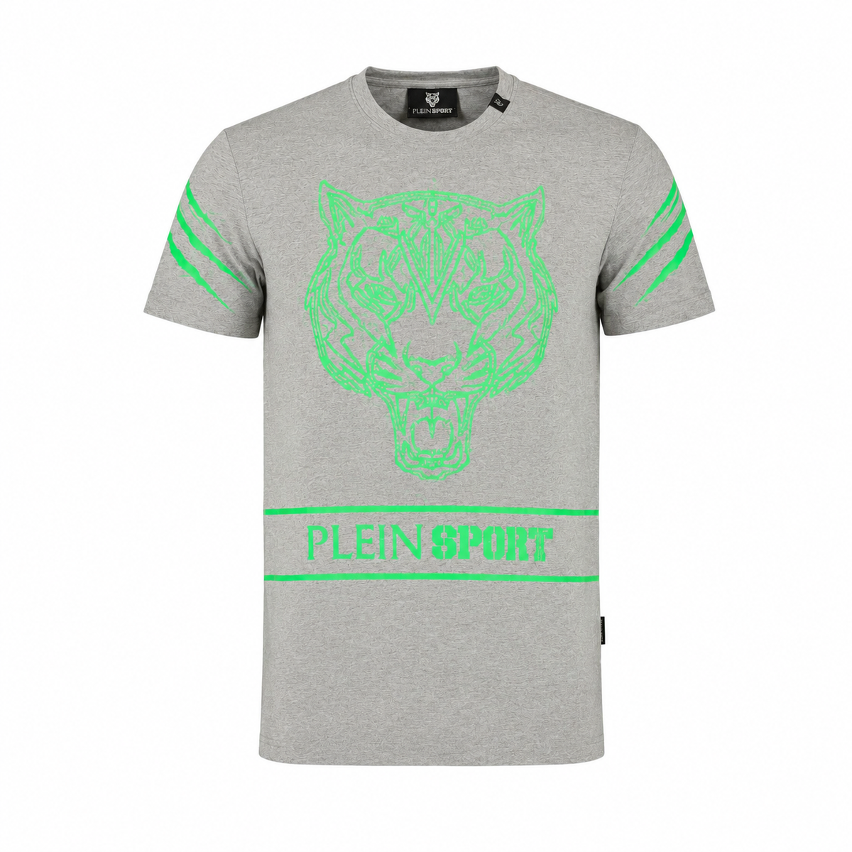 Мъжка сива тениска Plein Sport Men T-shirt TIPS102IT 94GR Front View