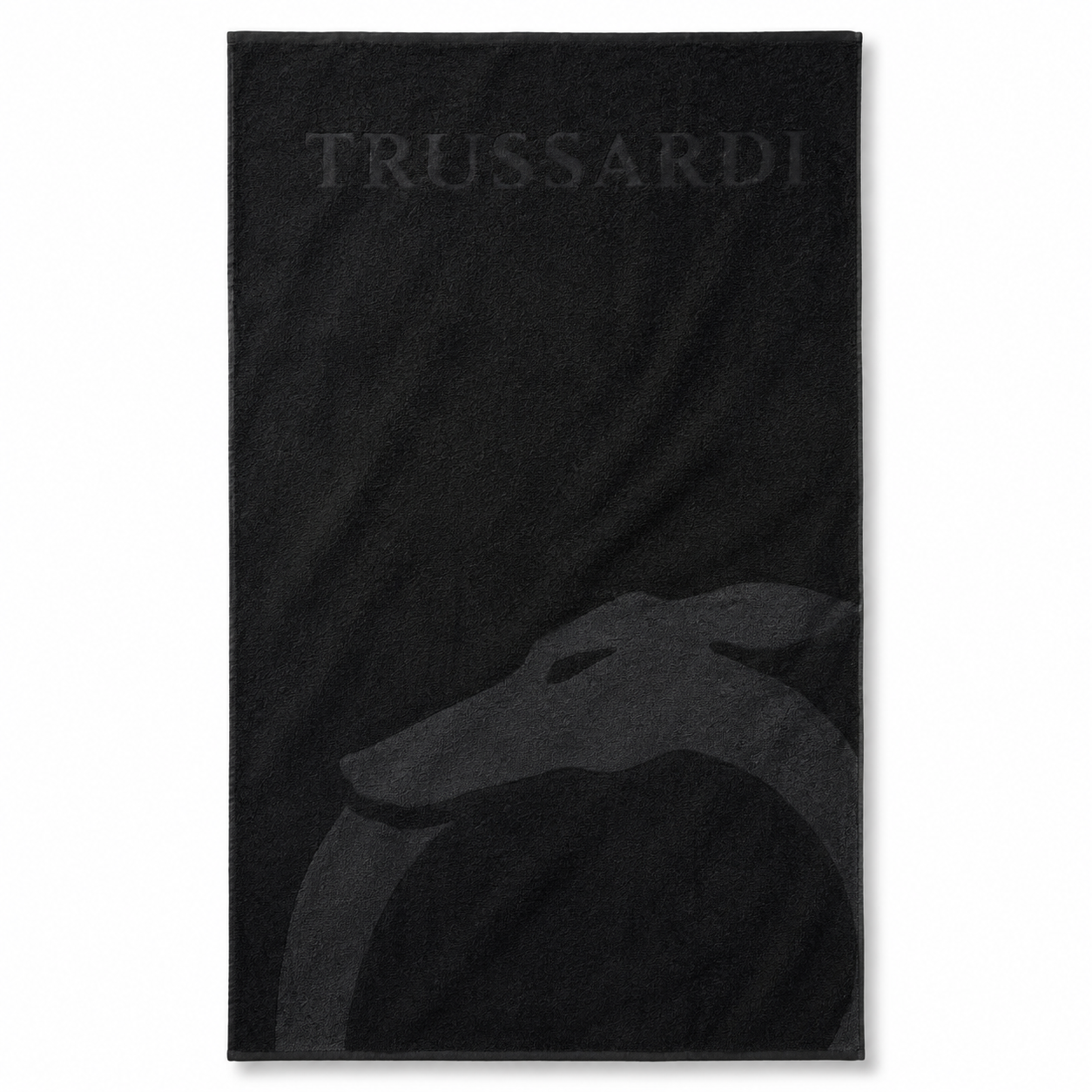 Плажна кърпа Unisex beach towel Trussardi TRU2MTW01 03 Black