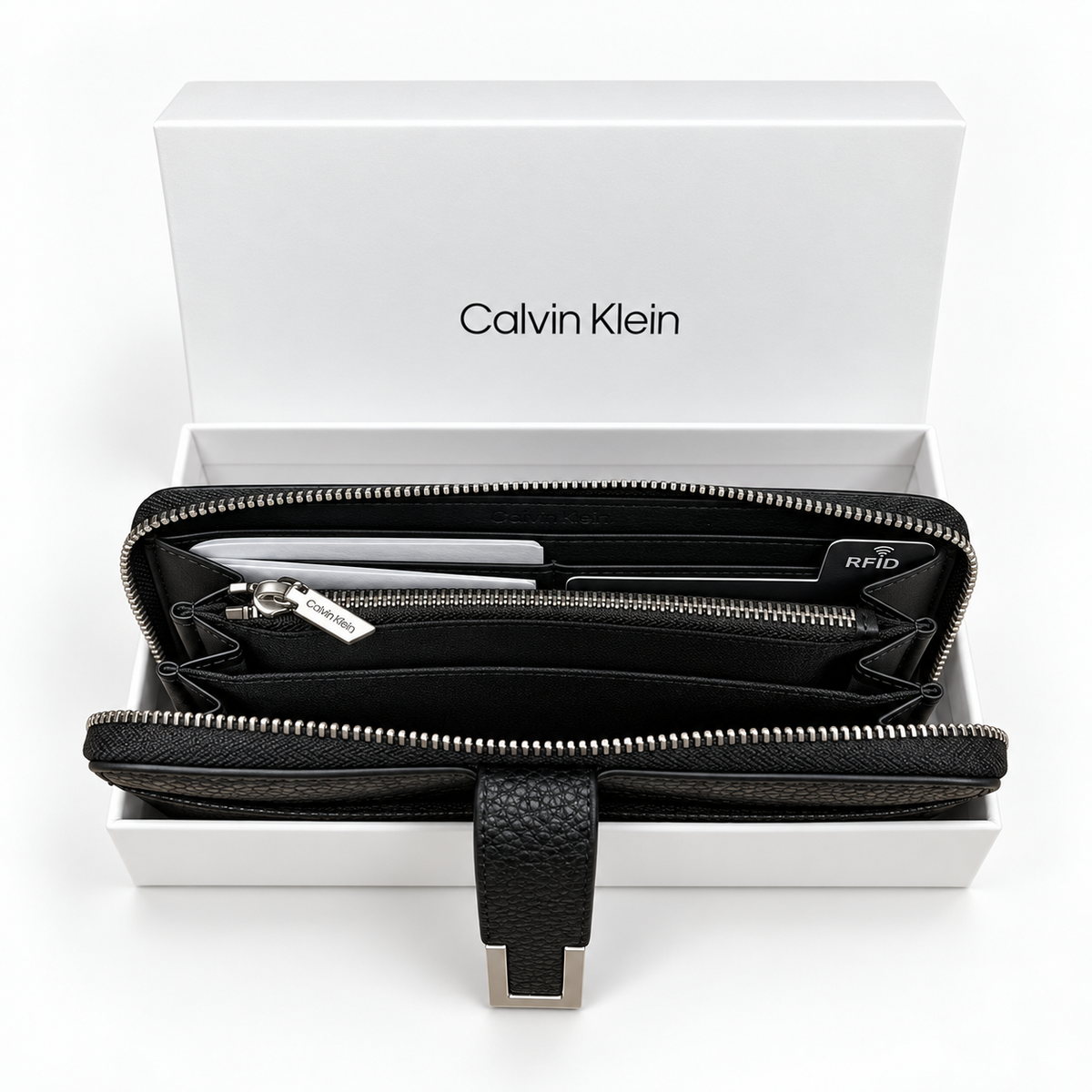 Клъч портмоне Unisex clutch wallet Calvin Klein 
K60K610487 BAX top view