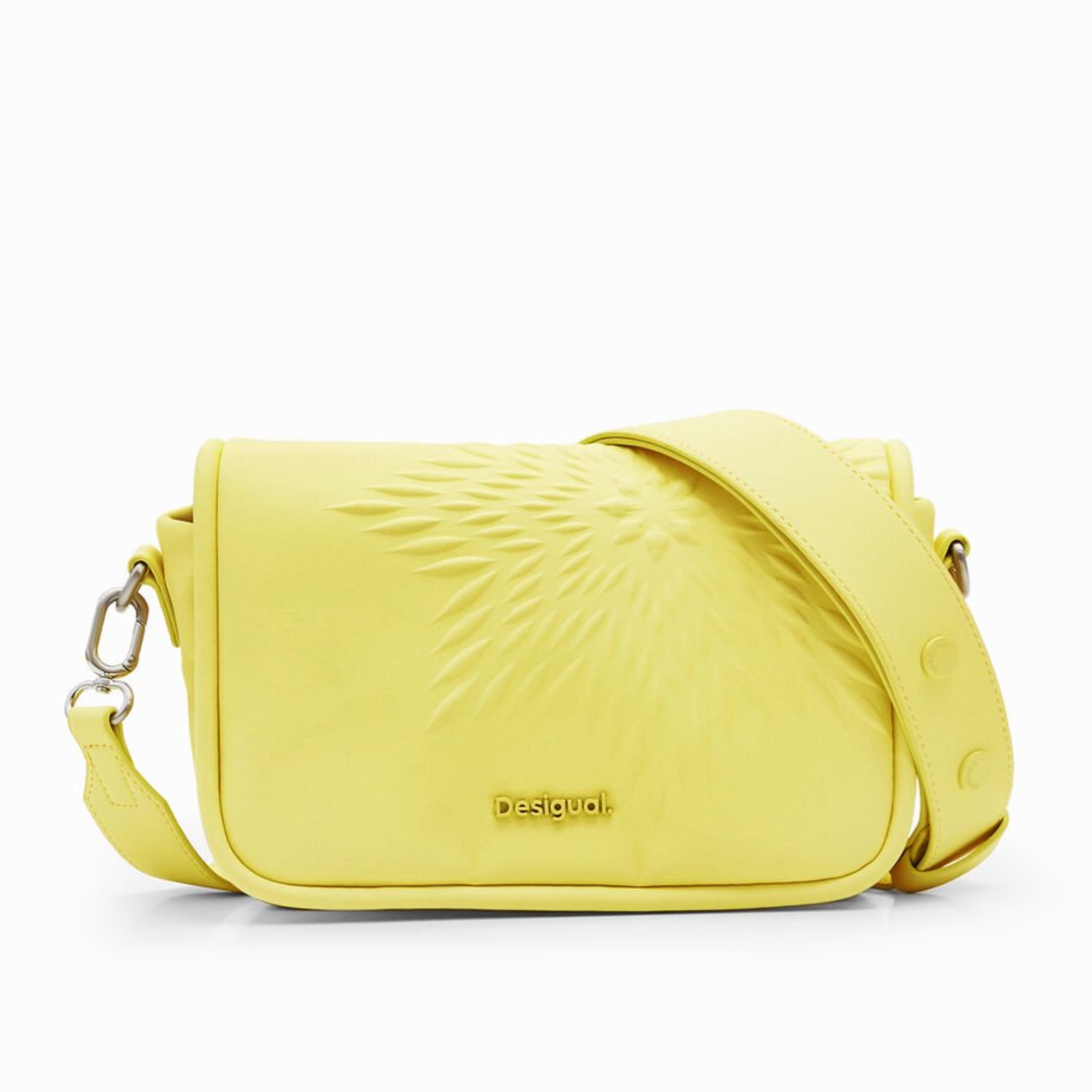 Дамска чанта Women’s S Star shoulder bag Desigual 24SAXP73 8018 Yellow front view