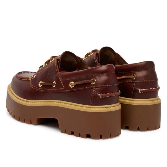 Дамски обувки Women’s Timberland Stone Street Platform Boat Shoes in Burgundy SKU: TB0A2QDM heels view