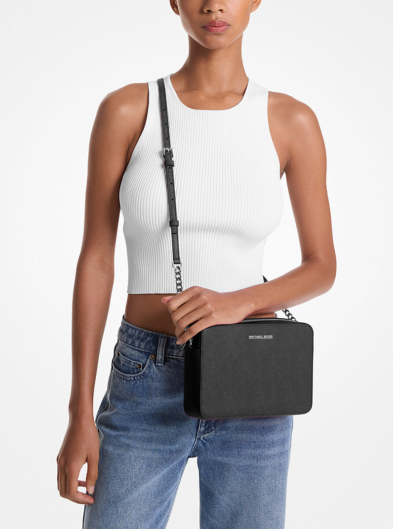 Дамска чанта през рамо Women’s crossbody bag Michael Kors 35F8STTC9L Black lifestyle view