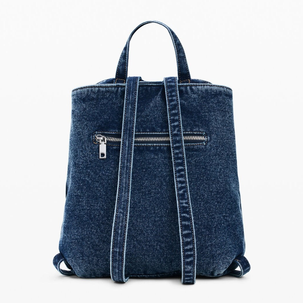 Дамска раница Women’s denim rucksack Desigual 26SAKD03 5008 Denim back view