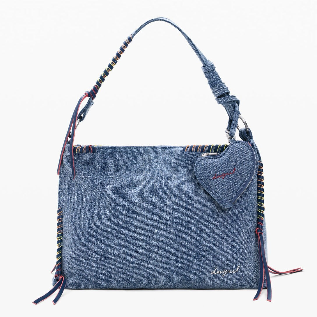 Дамска чанта Women’s denim shoulder bag Desigual 26SAXD31 5005 denim