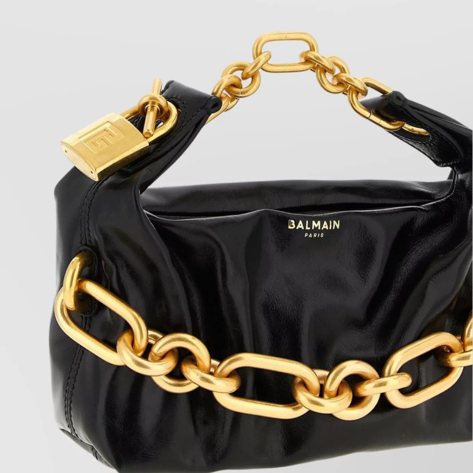 Дамска чанта Women’s handbag Balmain Sync Mini FN0AD001LMTE0PA close up view