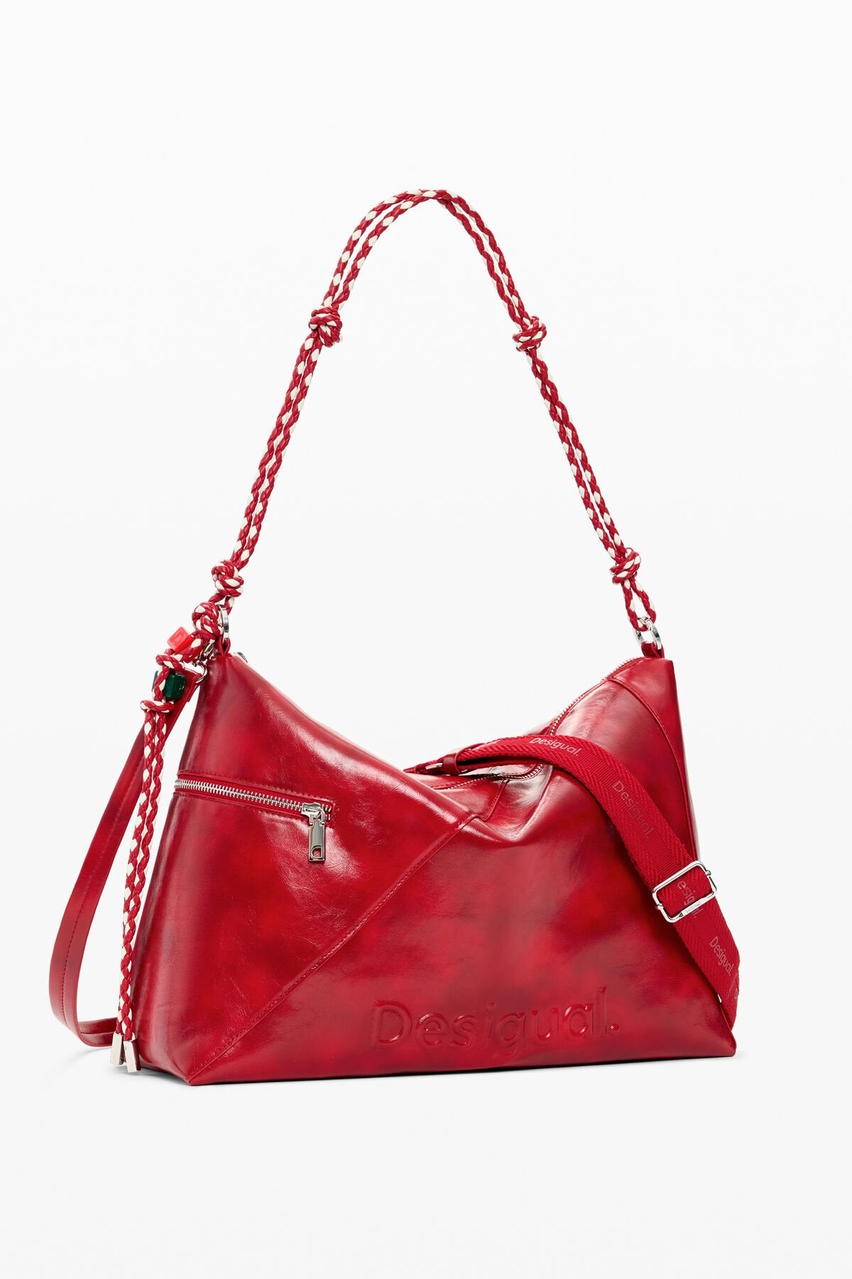 Дамска чанта за ръка Women’s handbag Desigual 26SAXPA8 3000 Red angled view 2