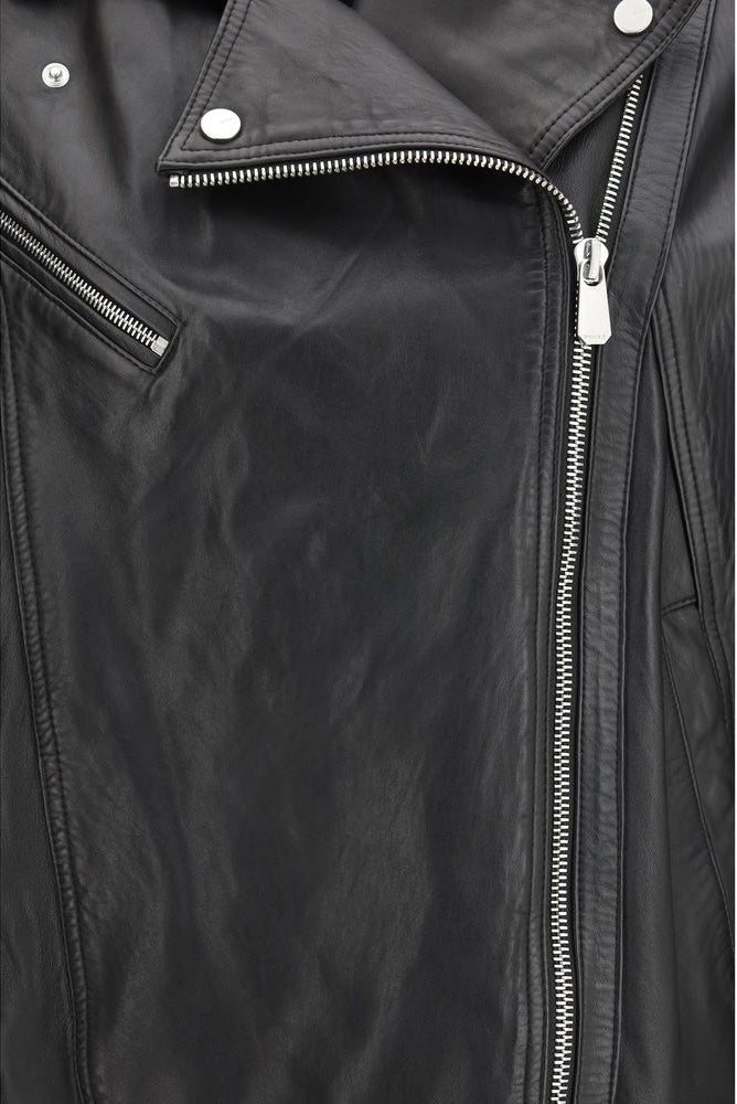 Дамско яке Women’s leather biker jacket Pinko
106231A31XZ99 Black detail view