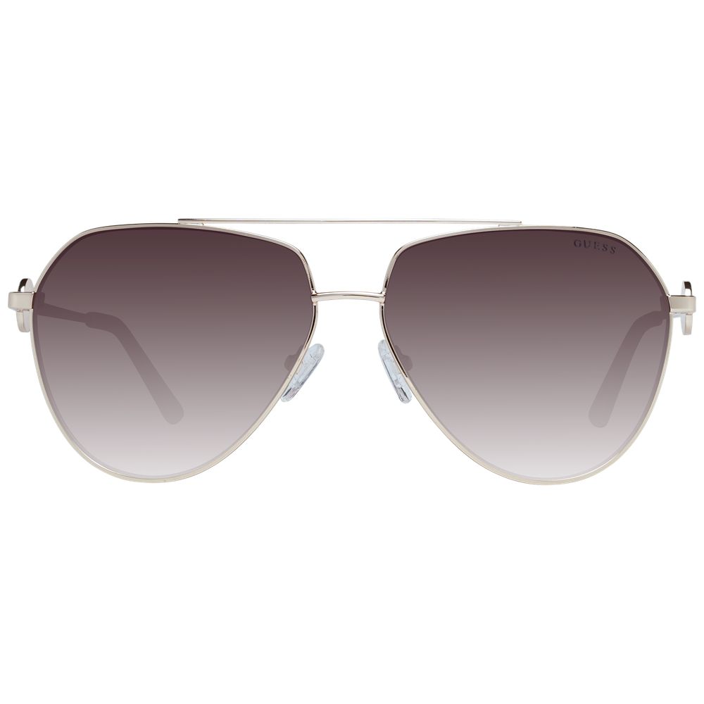 Дамски слънчеви очила Women’s metal sunglasses Guess GF6140 32F Gold front view