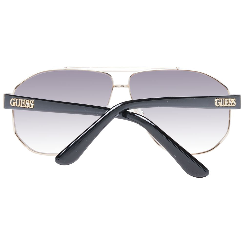 Дамски слънчеви очила Women’s metal sunglasses Guess GF6145 32B Golden back view