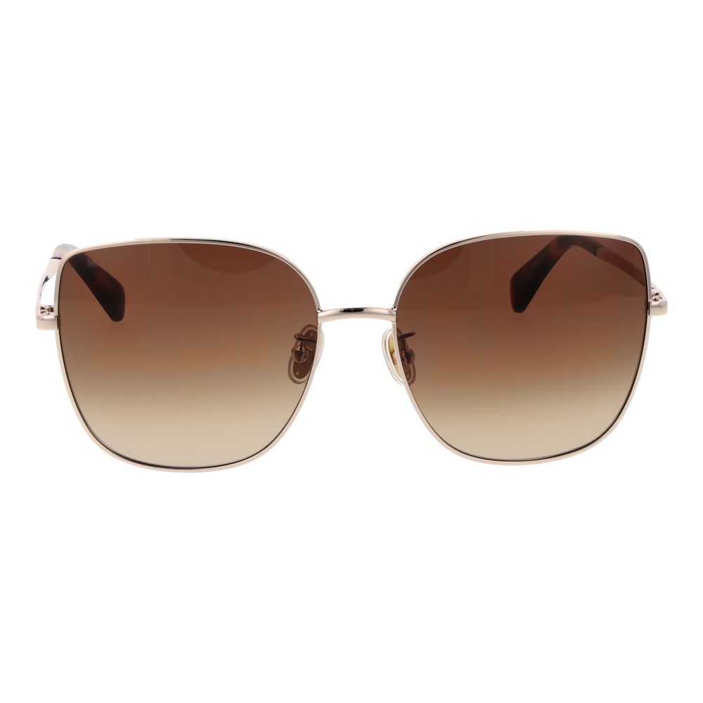 Дамски метални слънчеви очила Women’s metal sunglasses Max Mara MM0032-D 28F Rose Gold front view