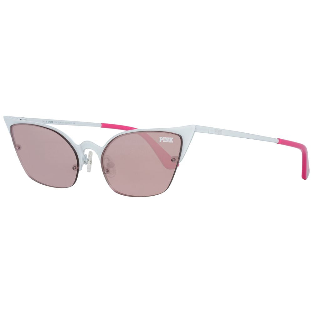 Дамски слънчеви очила Women's metal sunglasses VICTORIA’S SECRET PINK PK0016 25Z White