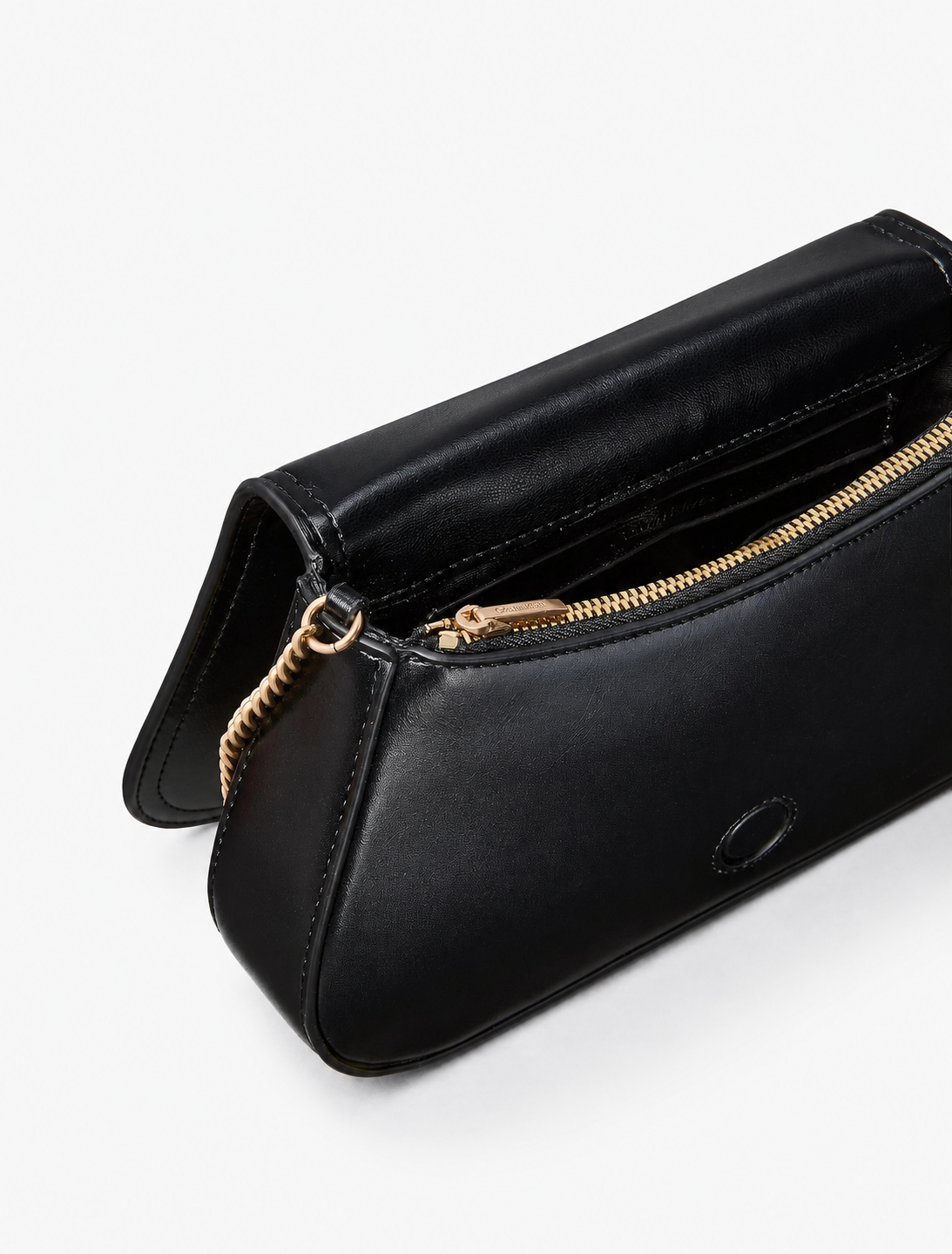 Дамска чанта Women’s monogram hardware chain shoulder bag Calvin Klein LV04F1153G UB1 Black inside view