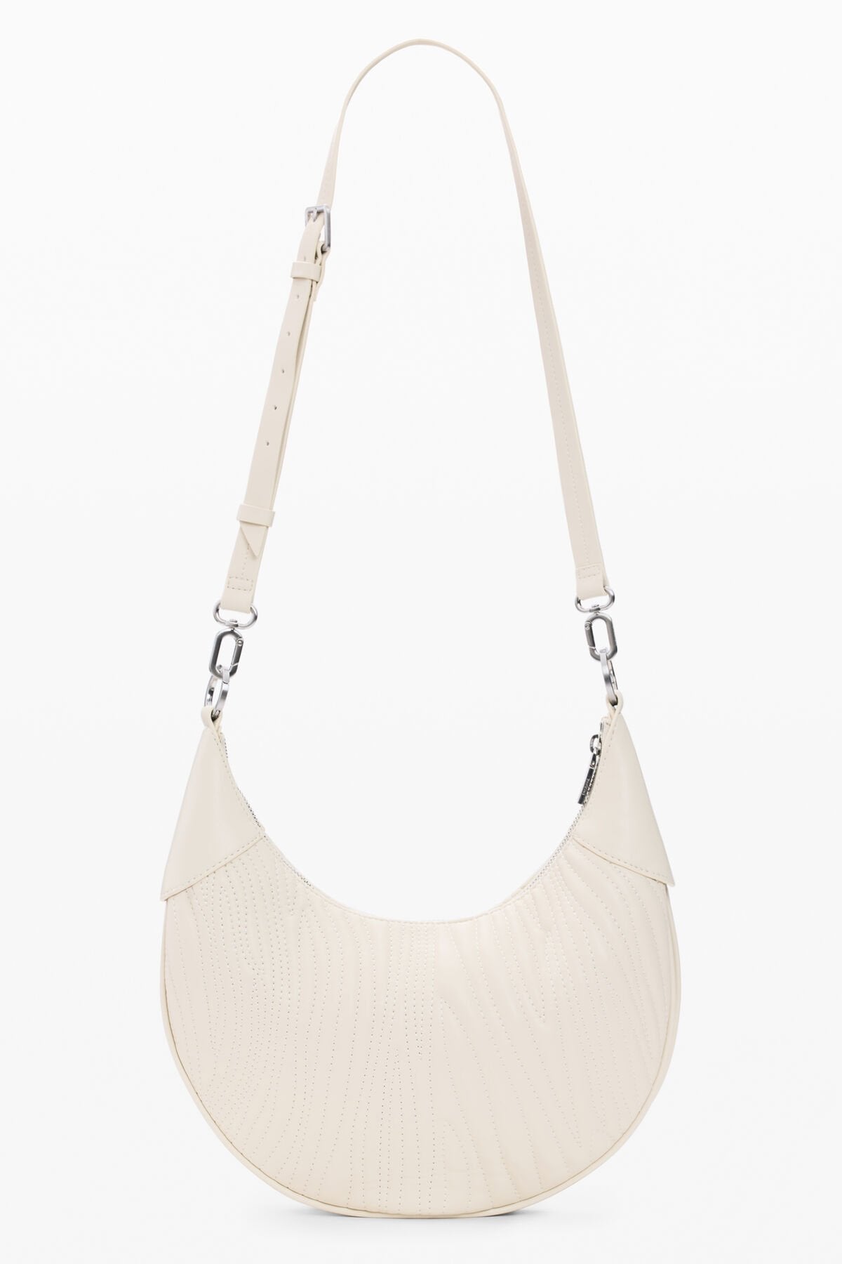 Дамска чанта за ръка Women’s oval handbag Desigual 26SAXPBD 1008 White back view