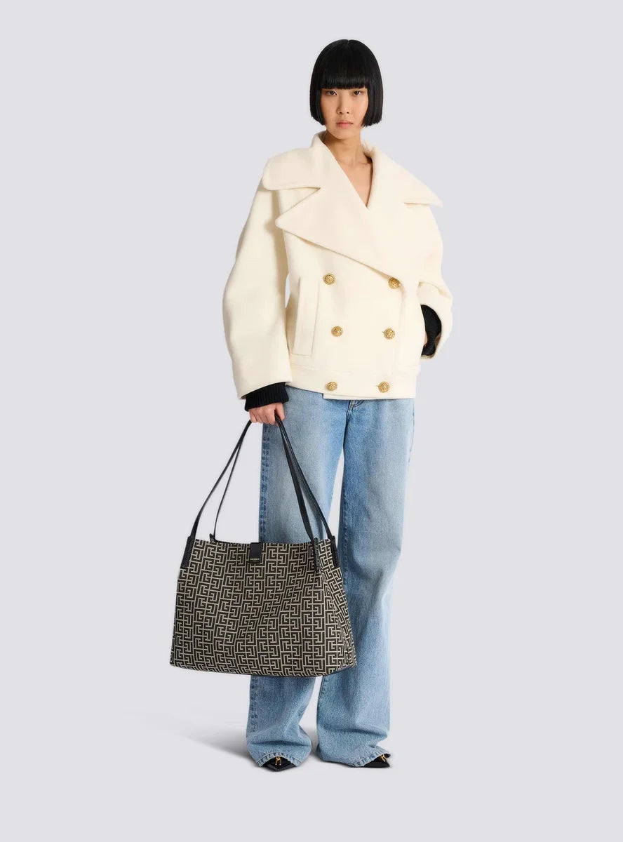 Дамска шопинг чанта Women’s shopping bag Balmain GN1FE033TJMBGFE lifestyle view 2