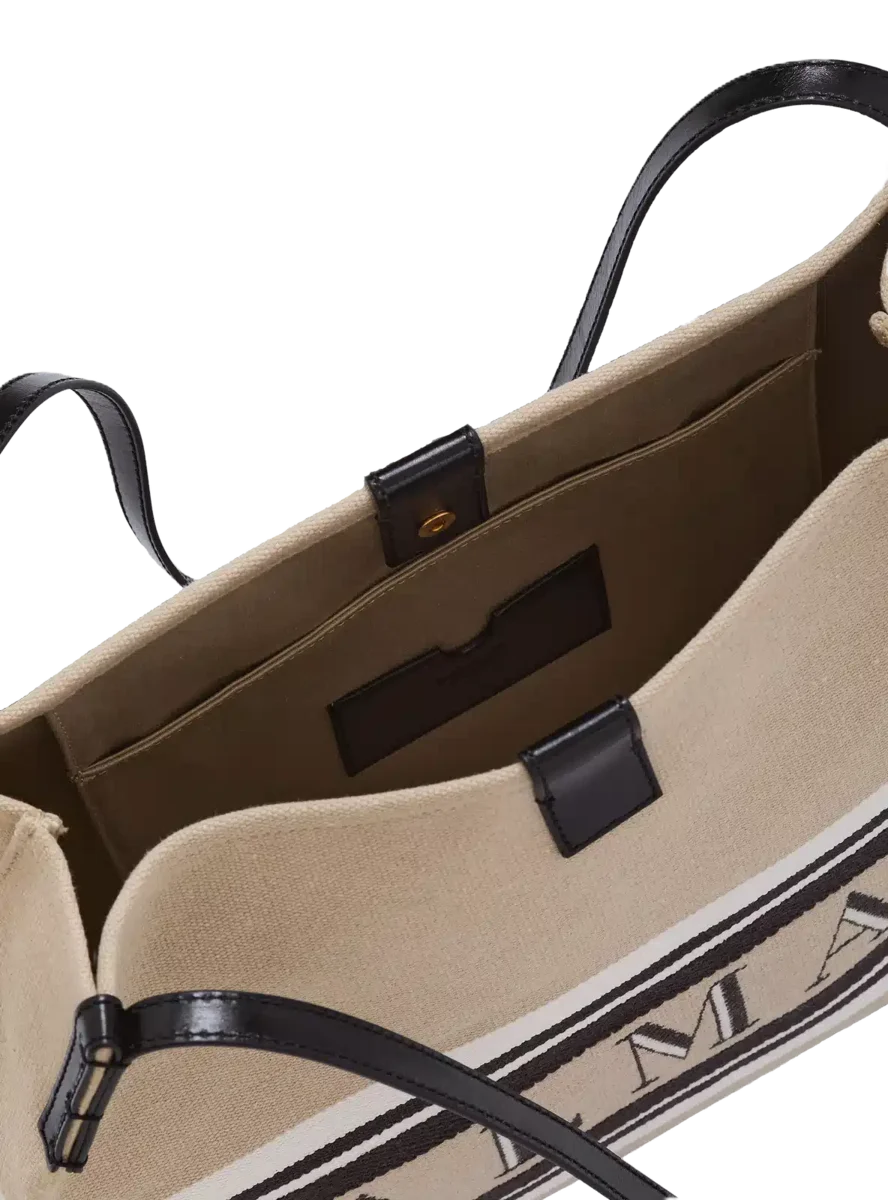 Дамска шопинг чанта Women’s shopping bag Balmain Release GN1FF034TJBRGXI Beige inside view