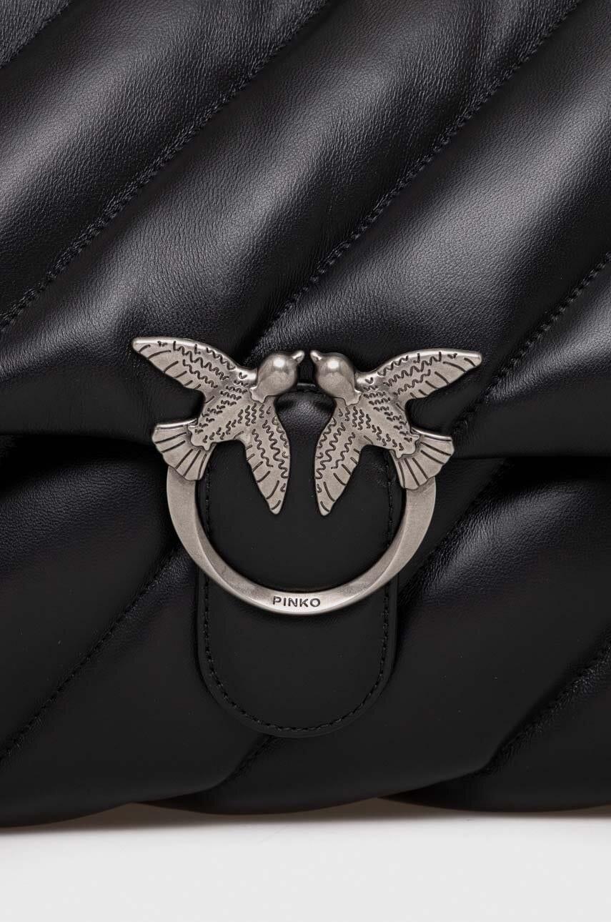 Дамска чанта Women’s shoulder bag Pinko Love Big Puff 100037 A0F2 Z99 Black logo view