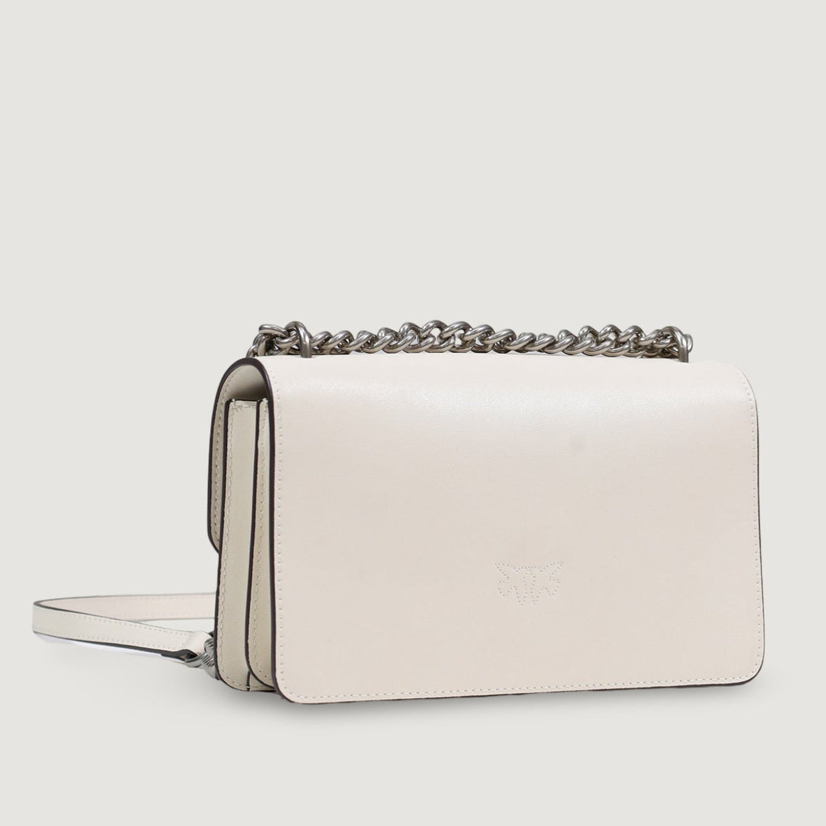 Дамска чанта Women’s shoulder bag Pinko Love One Mini 100074 A0F1 White back angled view