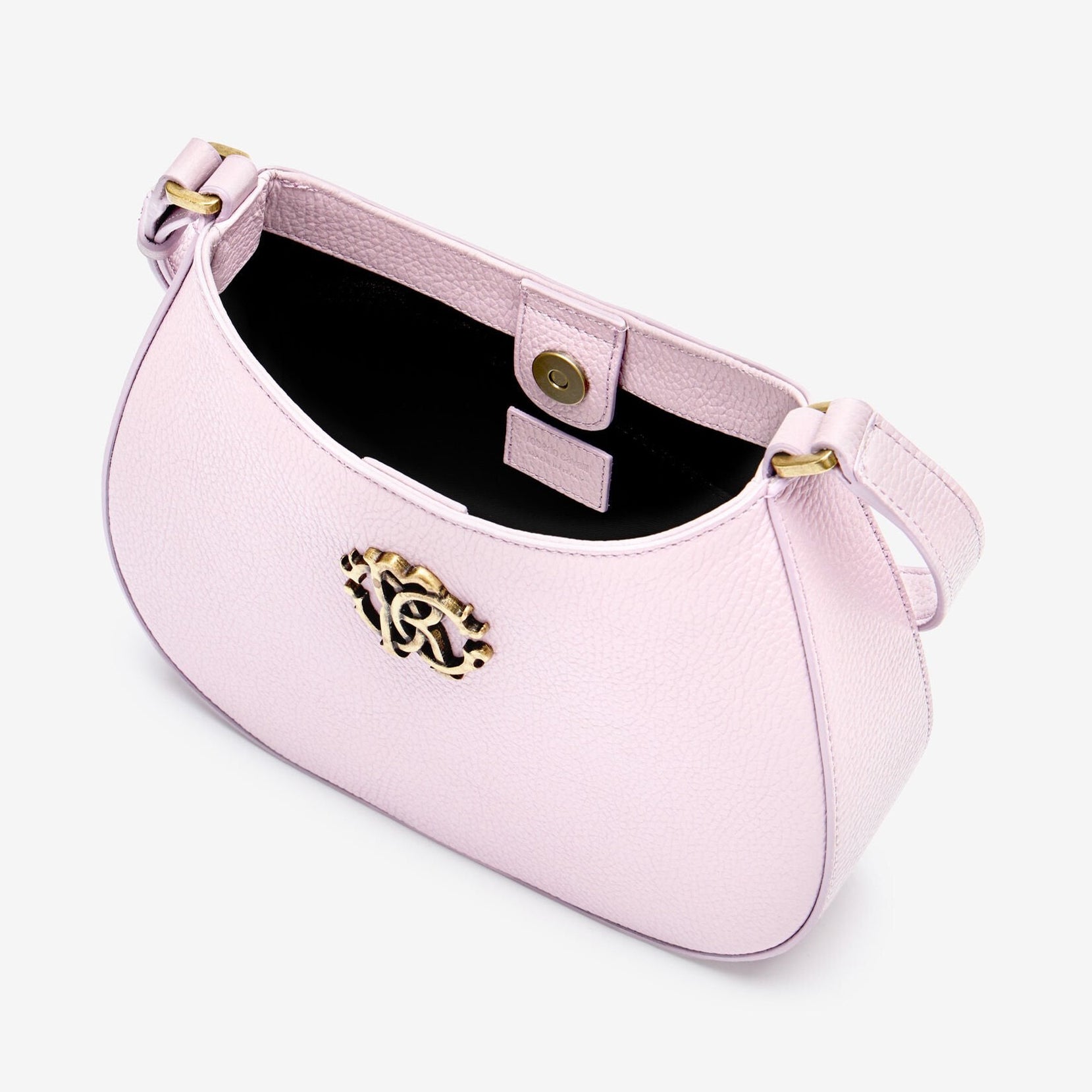 Дамска чанта Women’s shoulder bag Roberto Cavalli OOB00G PZA12 02500 Pink top view