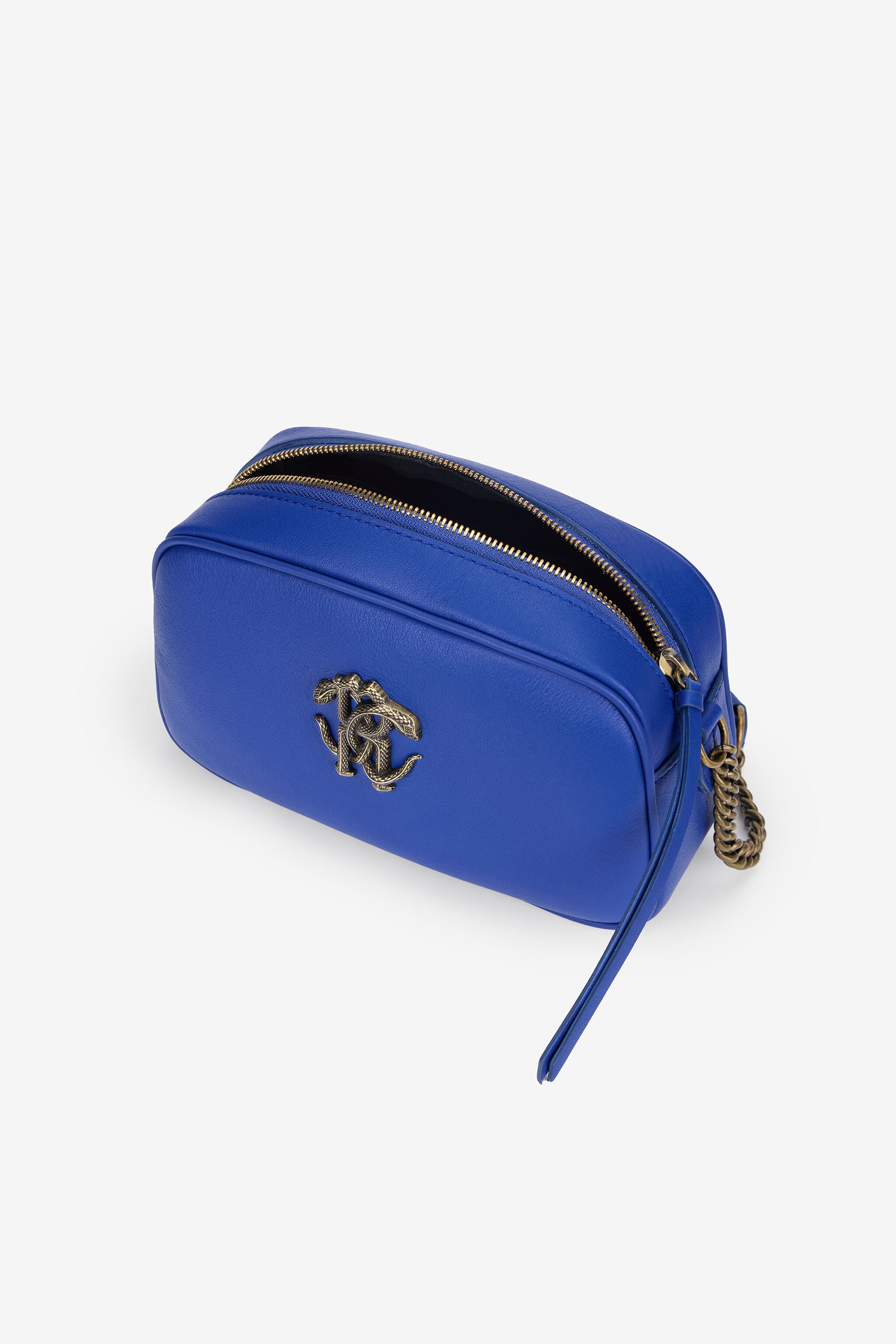 Дамска чанта Women’s shoulder bag Roberto Cavalli POB00B PZ796 04986 Blue top view