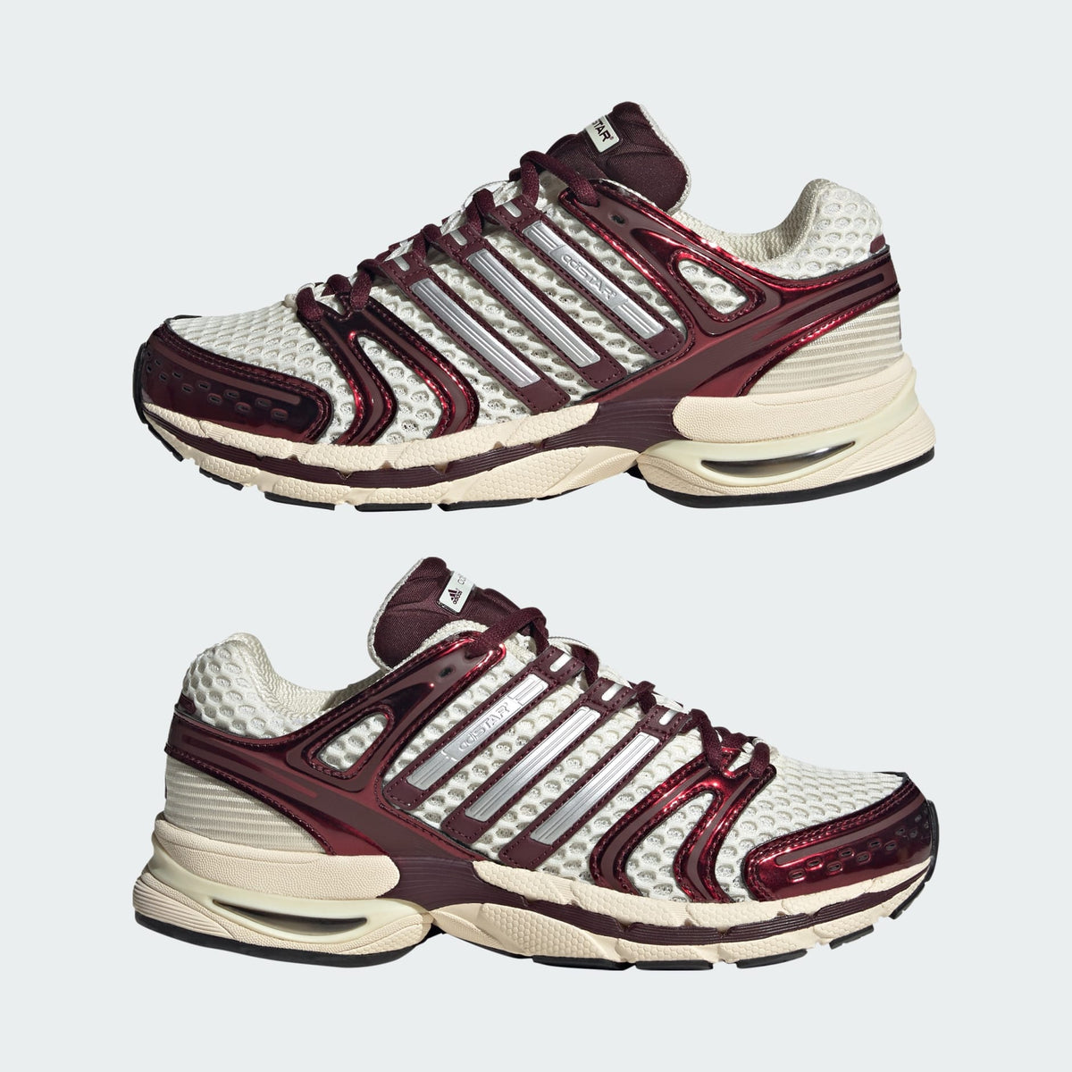 Дамски маратонки Women’s sneakers Adidas Adistar Control 5 KI9846 Cream White / Silver Metallic / Maroon mixed view