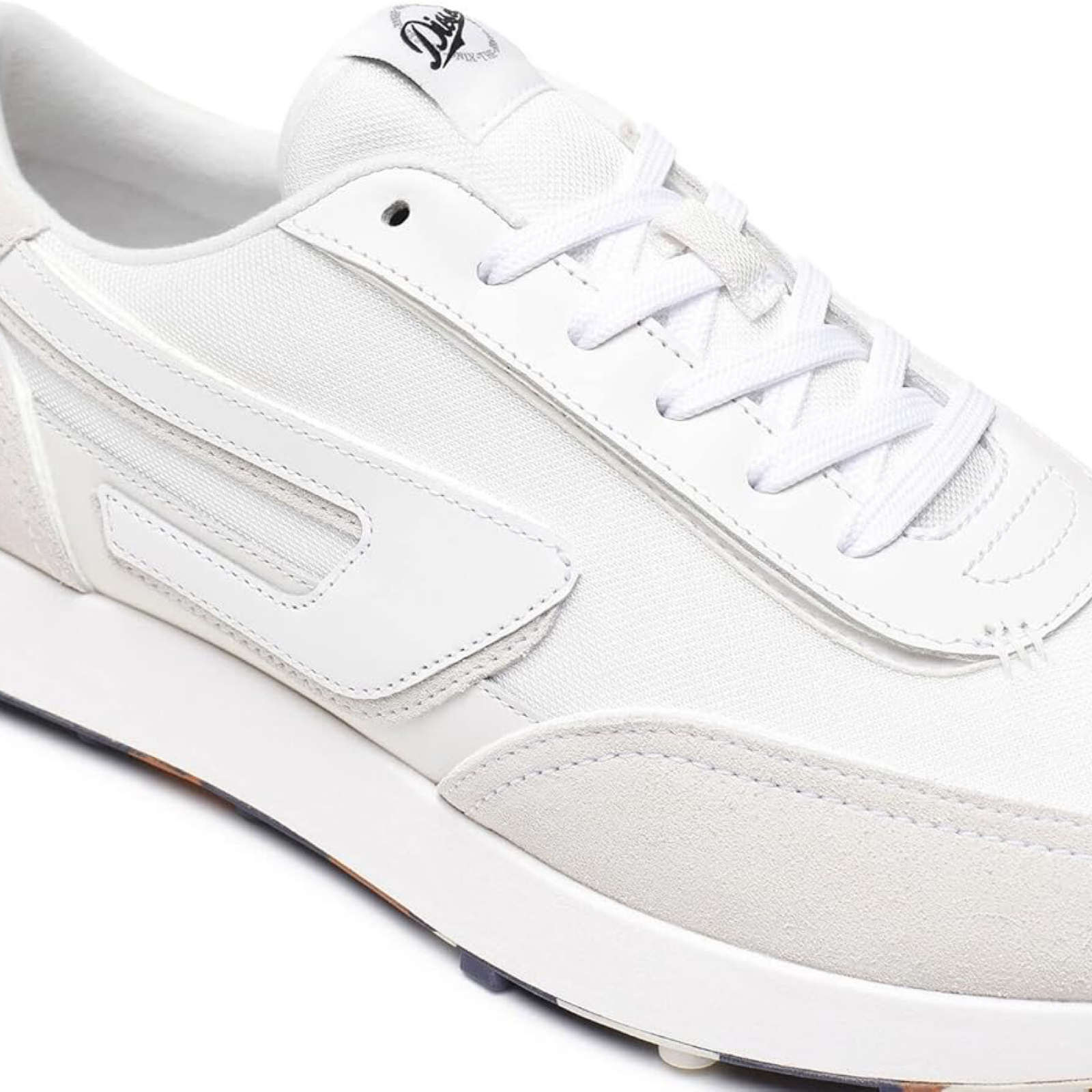Дамски маратонки Women’s sneakers Diesel S-Racer Y02874 P4625 T1003 White close up view