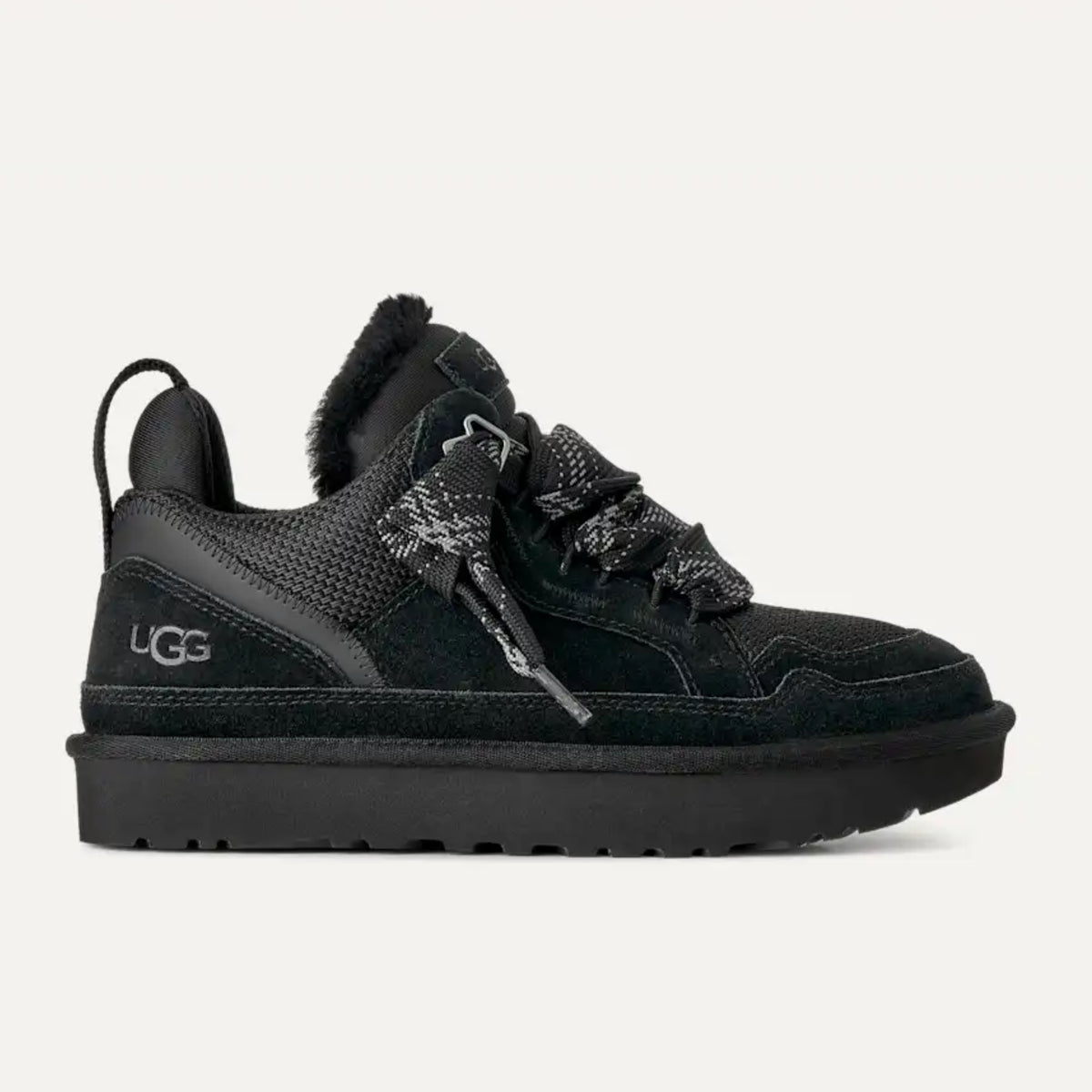 Pantofi sport pentru femei UGG Lowmel 1144032 (negru) Vedere laterală