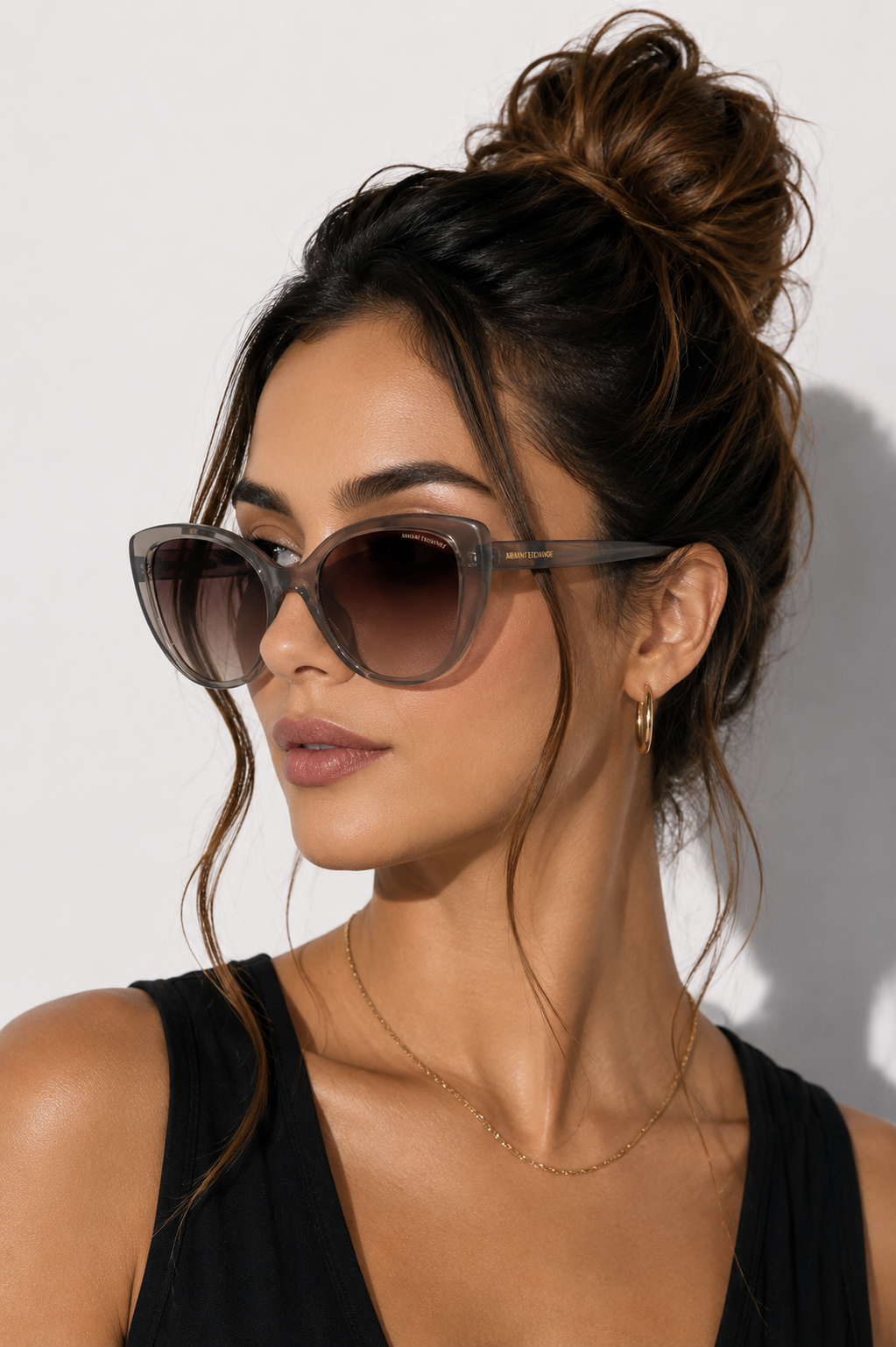 Дамски слънчеви очила Women’s sunglasses ARMANI EXCHANGE AX4111S U82401 Brown lifestyle view