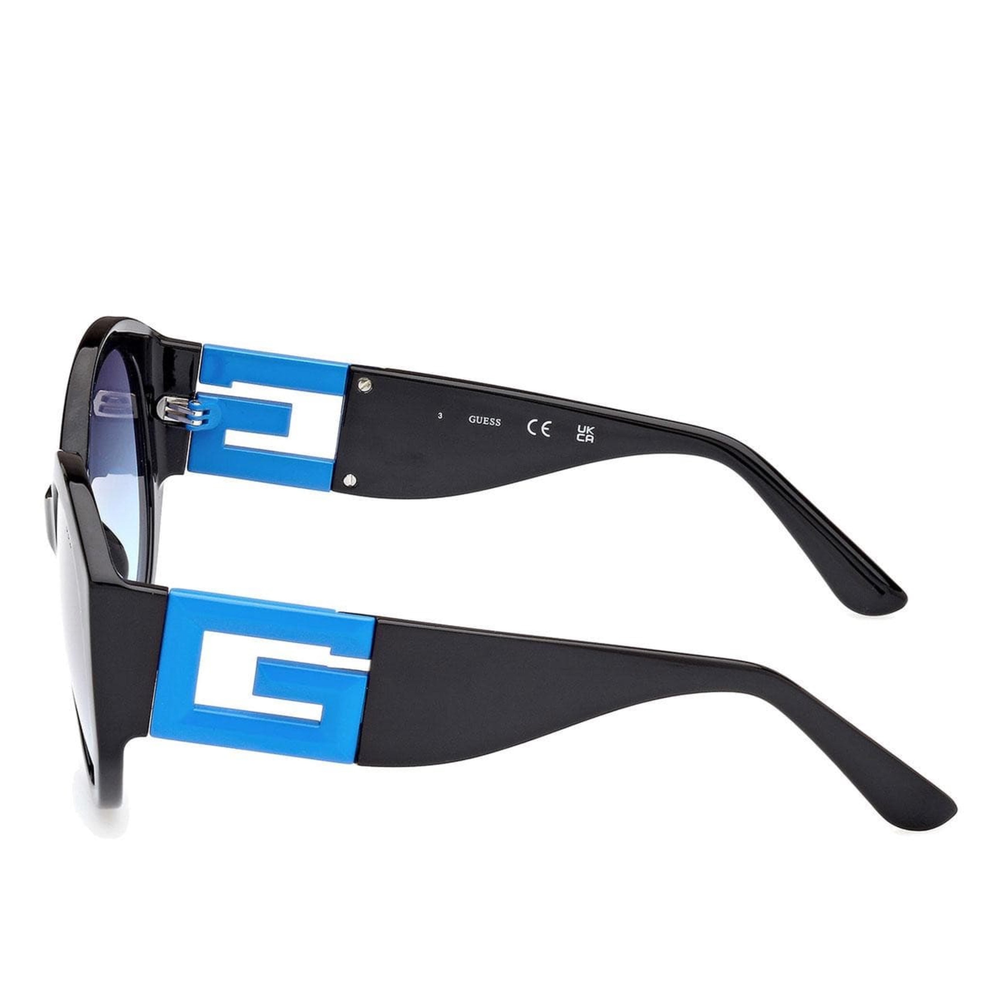 Дамски слънчеви очила Women’s sunglasses Guess GU7917 92W Black and Blue side view