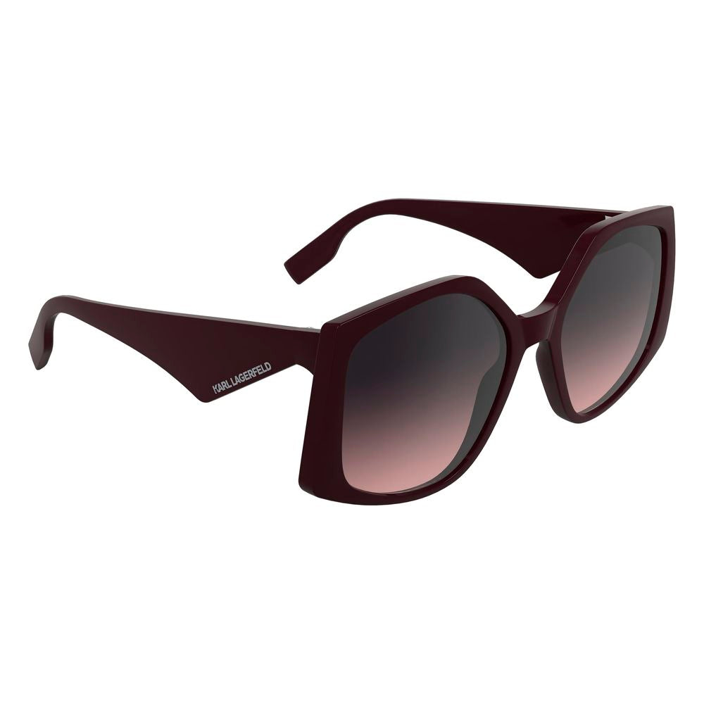 Дамски слънчеви очила Women’s sunglasses KARL LAGERFELD KL6208S601 Burgundy angled view