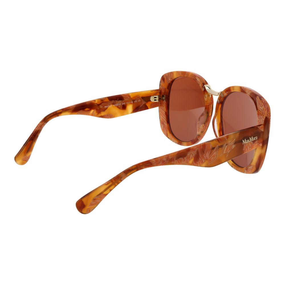 Дамски слънчеви очила Women’s sunglasses Max Mara MM0092 56E Brown angled view