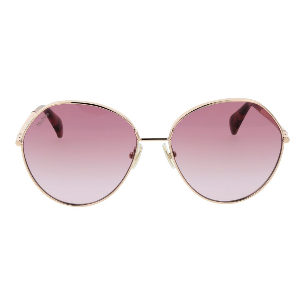 Дамски слънчеви очила Women’s sunglasses Max Mara MM0096 28Z Rose Gold front view