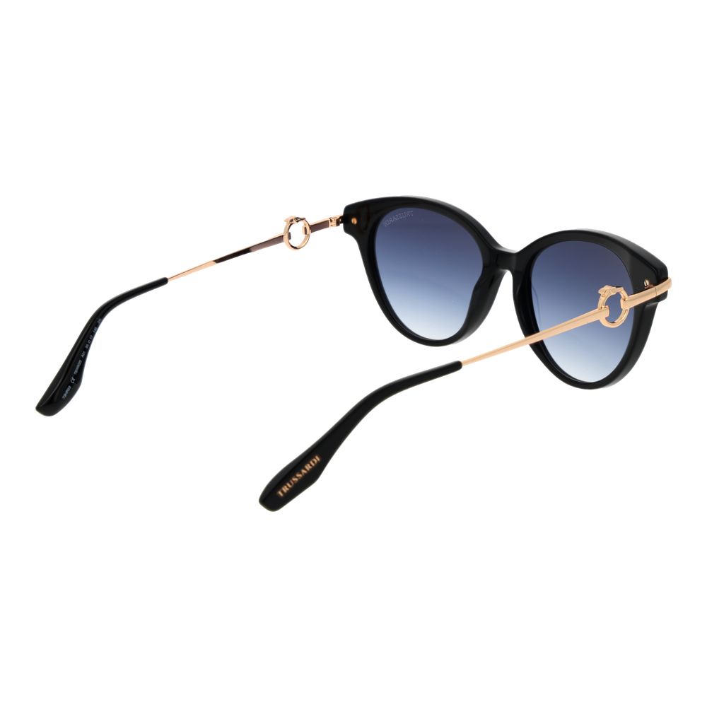 Дамски слънчеви очила Women’s sunglasses Trussardi TSW9025 A01 Black angled view
