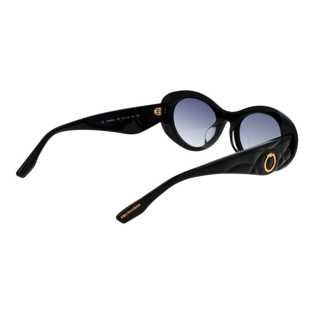 Дамски слънчеви очила Women’s sunglasses Trussardi TSW9094 A02 Black angled view