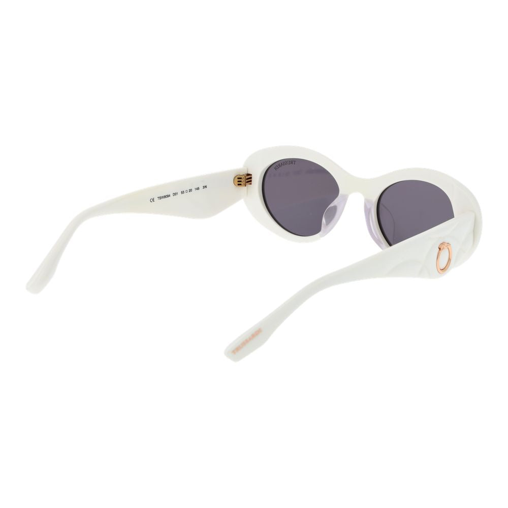 Дамски слънчеви очила Women’s sunglasses Trussardi TSW9094 D01 White angled view