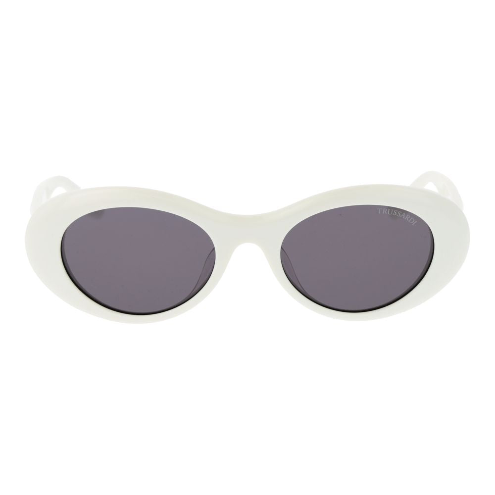 Дамски слънчеви очила Women’s sunglasses Trussardi TSW9094 D01 White front view