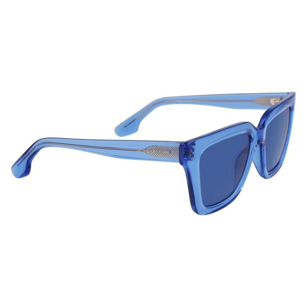 Дамски слънчеви очила Women's sunglasses VICTORIA BECKHAM VB644S 320 Transparent Blue angled view