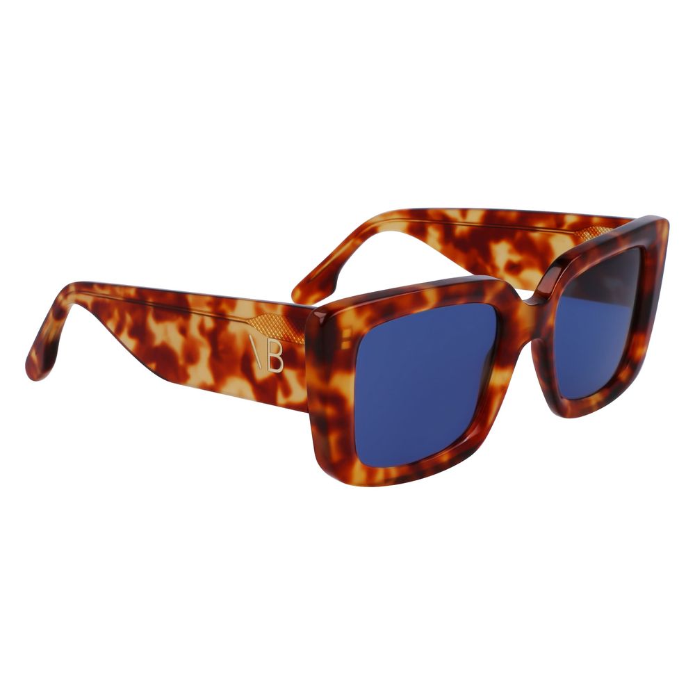 Дамски слънчеви очила Women’s sunglasses VICTORIA BECKHAM VB653S 222 Light Havana / Blue Lens angled view
