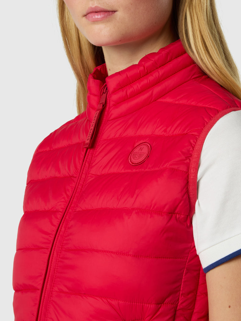 Women’s vest North Sails Naomi
000047000 0231 Buganville Pink angled view
