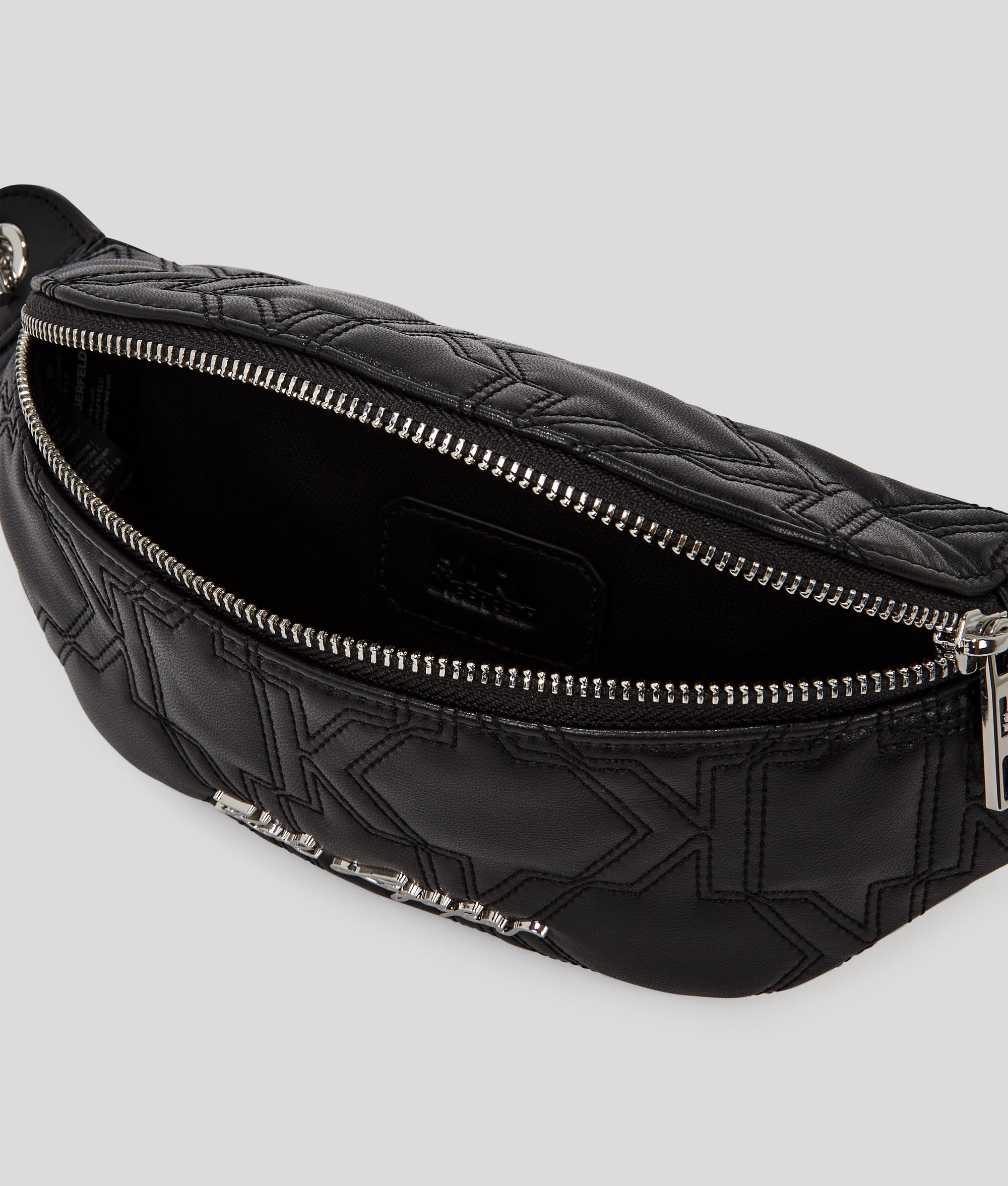 Дамска чанта за кръст Women’s waist bag Karl Lagerfeld K/Kurl ASW30027 999 Black inside view