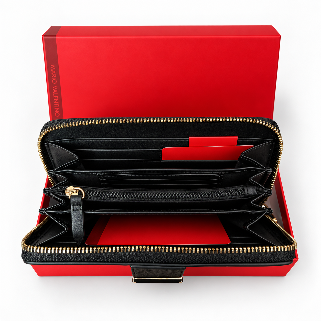 Дамско клъч портмоне Women’s wallet Valentino
VPS9K1155 BABETTE RE Black inside view