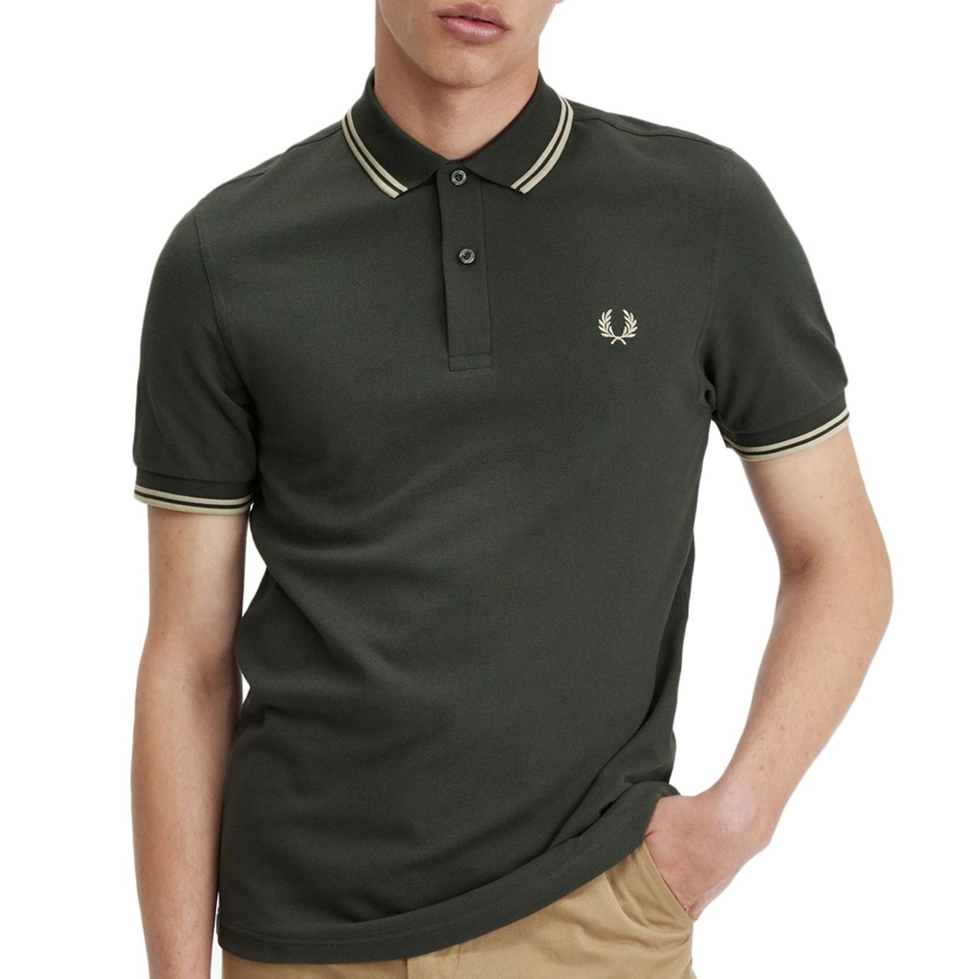 Мъжка поло тениска Men’s polo shirt Fred Perry M3600 U98 Front view