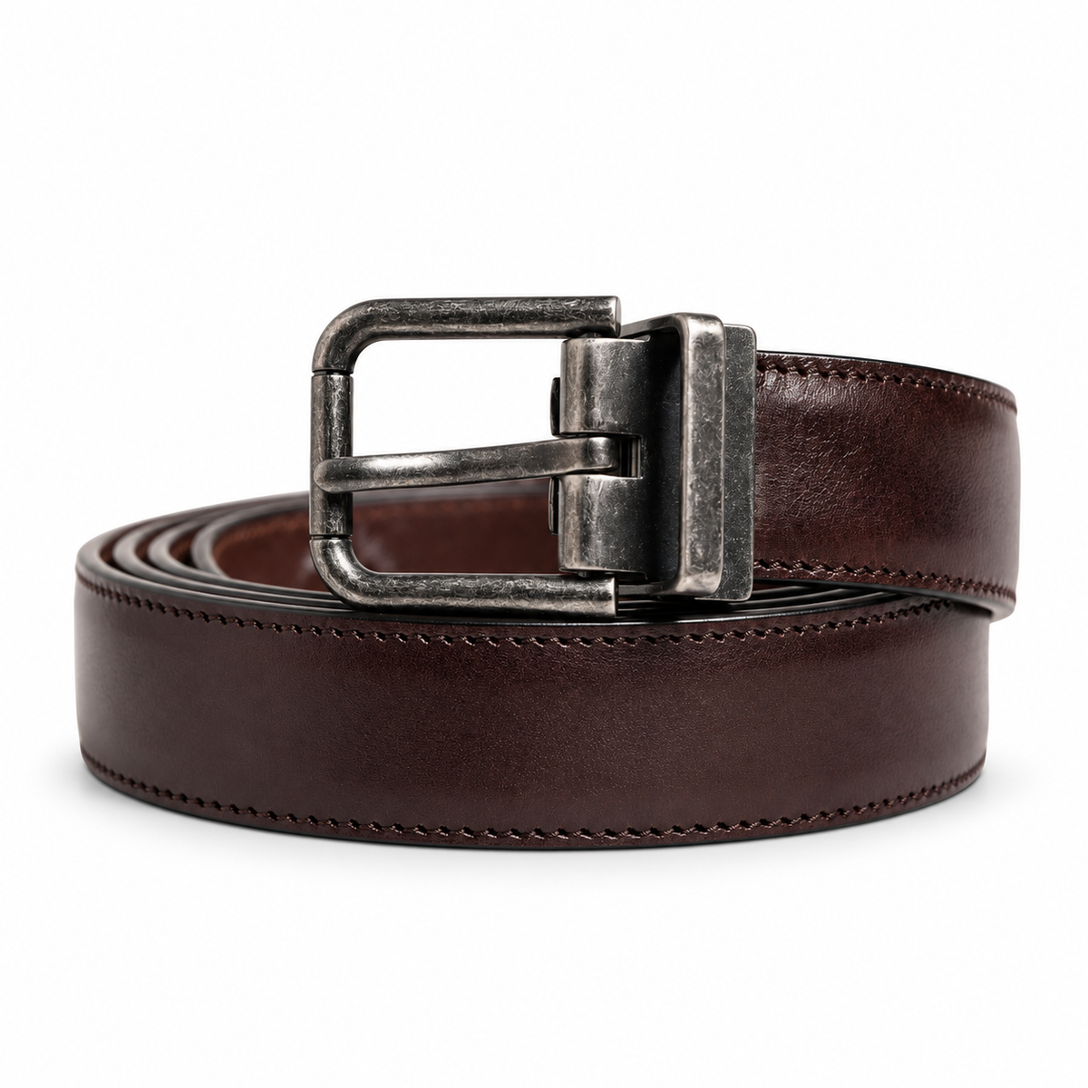 Men's belt Dolce & Gabbana SKU: BC3614 A1828 coiled front view