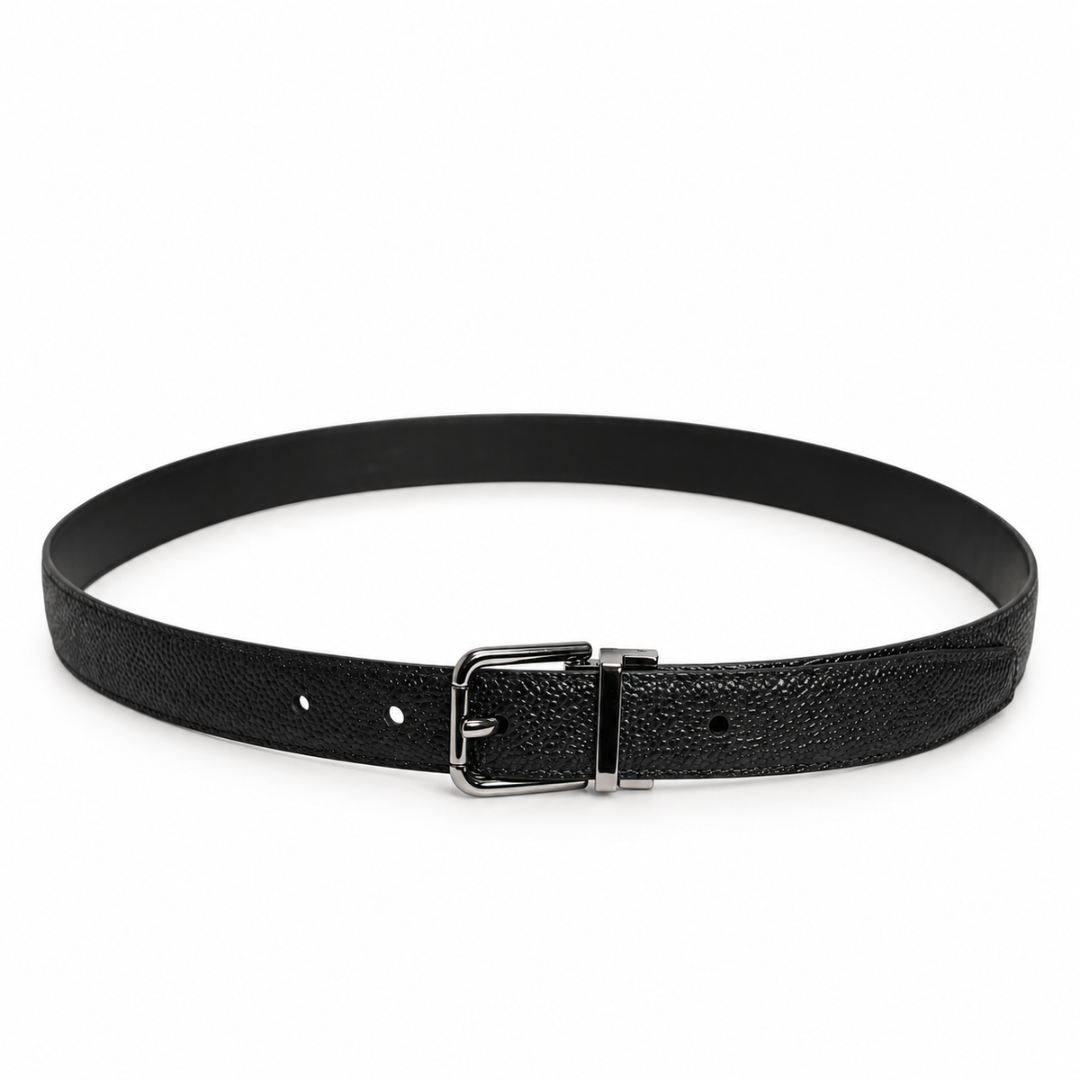 Men's belt Dolce & Gabbana SKU: BC3614 AC469 full length front view