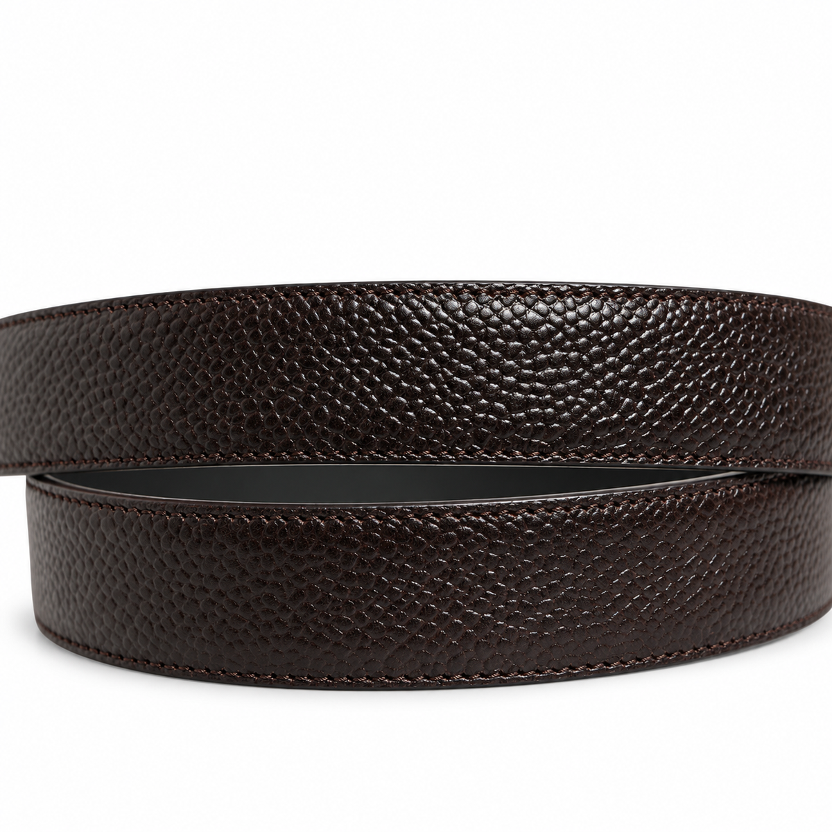 Men's belt Dolce & Gabbana SKU: BC3614 A1828 textured leather close-up