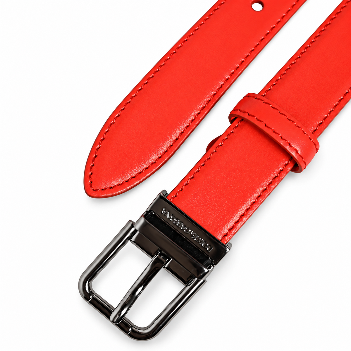 Women's belt Dolce & Gabbana SKU: BC4337 AQ765 top view buckle and strap tip