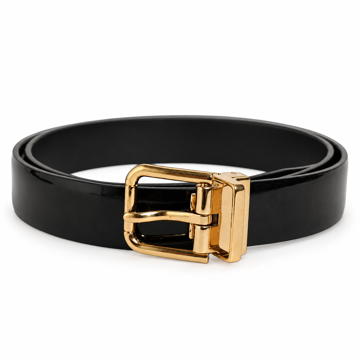 Men's belt Dolce & Gabbana SKU: BC006C A0022 80999 coiled front view
